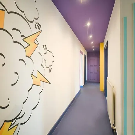 Popart Insolite Jacuzzi,sauna & Parking Free Apartman Mulhouse